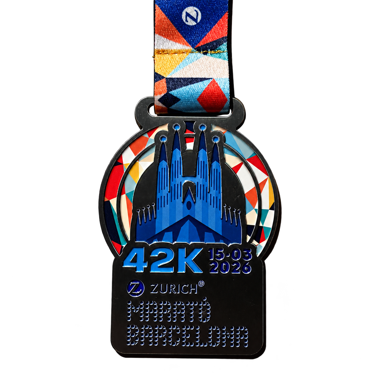 Medal from the Barcelona Marathon 2026